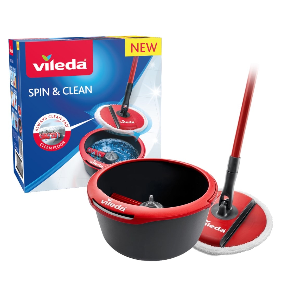 Vileda Spin & Clean Mop | Always clean mop pad