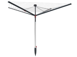 Vileda Sun-Rise 50m Outdoor Rotary Clothes Dryer | With Retractable Washing Lines