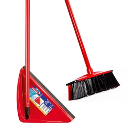3 Action Broom + LH Dustpan